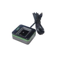 ZKT SLK20R - Escáner de Huellas Dactilares Biométrico Digital USB, Sistema de Registro de Asistencia de Escritorio con Sensor Lector