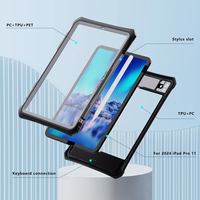 Étui pour tablette étanche sous-marine IP68 Anti-chute SHELLBOX Custom Fit 7.4x10.16 Inch pour iPad Pro 11 4th Gen 2024
