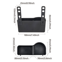 Porte-gobelets universels pour voiture, organisateur de gobelets en plastique, rangement suspendu pour siège arrière, étui pour tasses à café, accessoire d'organisation pour voiture