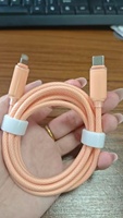Kabel USB Type-C Tembaga Murni Berkualitas Tinggi Pd27w 3A Pengisian Cepat untuk Ponsel IOS dengan Selubung PVC Langsung dari Pabrik