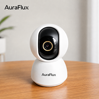Caméra intelligente AuraFlux 360, résolution 2K, détection humaine par IA pour la sécurité domestique, prend en charge la surveillance à distance