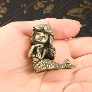 งานฝีมือจากโลหะทองเหลืองสำหรับตกแต่งแนวนางเงือกสุดสร้างสรรค์ - Product Image 1