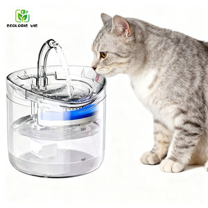 थोक इनडोर पालतू पालतू पानी के फव्वारे कटोरे बिल्ली और कुत्ते कोने पानी का फव्वारा सुरुचिपूर्ण डिजाइन प्रीमियम पालतू जानवर - Product Image 1