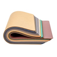 Nouveaux sets de table personnalisés à la mode, résistants à la chaleur, en cuir PU, antidérapants, lavables, double face, pour la salle à manger