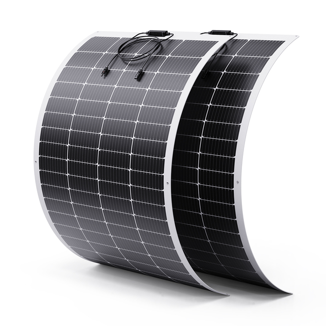 Callsun 200W Flexible Monocrystalline Silicon Solar Panel ETFE PV Module 25% Efficiency 182mm Cell for RV Marine Boat Yacht