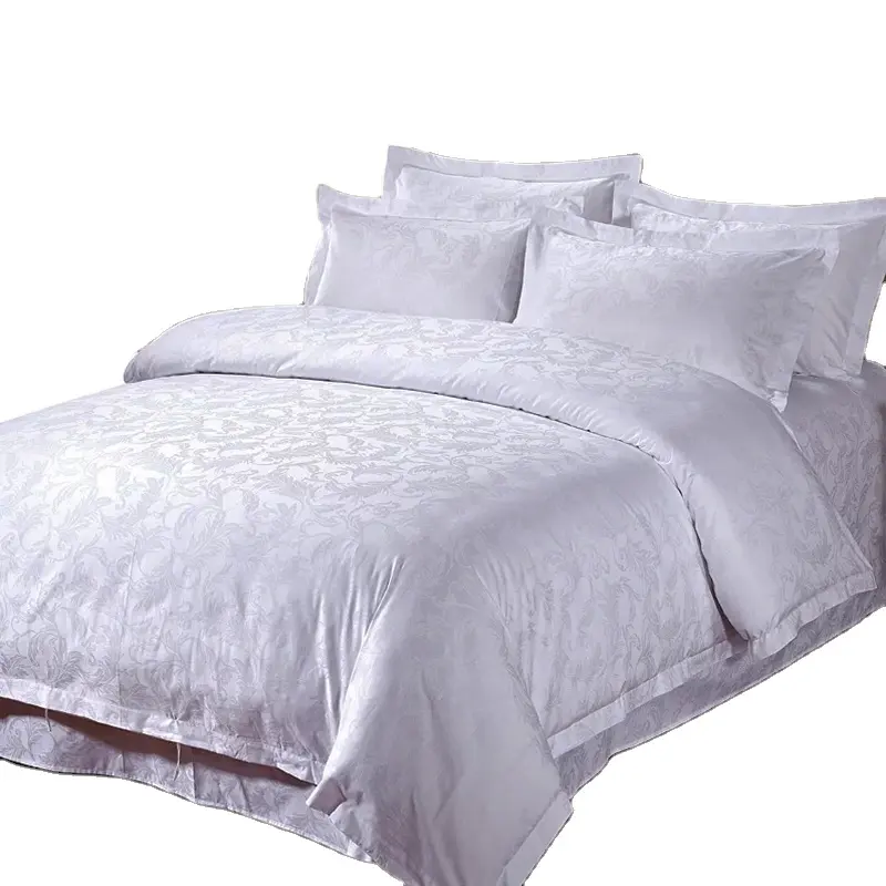Luxury Bedsheet jacquard Duvet Cover Set 100% Turkish Cotton hotel bedding set
