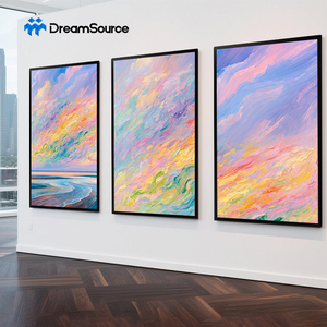 Slim Ultra Thin Vertical Advertising Machine for Retail <b>Wall</b> Mounted Interactive Display 75 Inch Smart Board CMS - Product Image 2