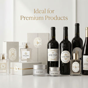 Custom Gold Foil Stamping Labels <b>Die</b> Cut Offset Printed Cosmetic Jars Waterproof Vinyl Brand Logo Stickers Rolls Packaging - Product Image 5