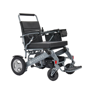 Silla de ruedas eléctrica portátil Bariatric plegable motorizada con motores sin escobillas con capacidad de 200kg de peso asiento ancho - Product Image 4