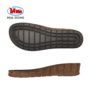 Huadong-cuñas de PU para mujer, suela de zapato para sandalias