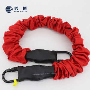Corde élastique de yoga Maboo T-01 60-100 kg Noir Rouge Sangles de résistance pour le fitness et le remodelage corporel - Product Image 2