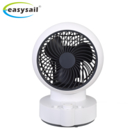 Ventilateur de circulation d'air portable à oscillation automatique et commande mécanique, idéal pour l'été (OEM/ODM)