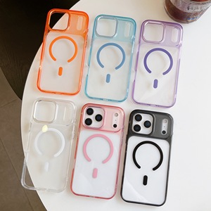 <span class=keywords><strong>Funda</strong></span> Magnética Transparente para <span class=keywords><strong>iPhone</strong></span> 17 16 15 14 <span class=keywords><strong>13</strong></span> 12 Pro Max, Carcasa Acrílica Antigolpes - Product Image 1