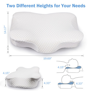 Hiện Đại Bướm Thiết Kế Có Thể Điều Chỉnh Du Lịch Cổ Gối Cho Trẻ Em Bộ Nhớ Bọt Nhà Máy Trực Tiếp Bán Buôn Từ Trung Quốc - Product Image 5