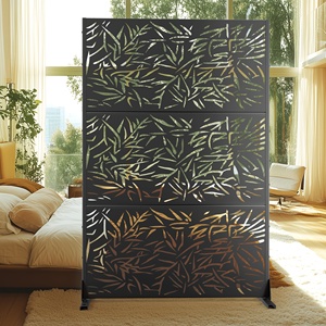 Heavy-Gauge kim loại riêng tư Màn hình Tác động chống phân vùng ngoài trời văn phòng Patio vườn gỗ thép Bảng điều chỉnh ngăn trang trí - Product Image 4