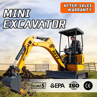 Hot Euro5 Mini Pelle 2 Tonnes Petite Hydraulique Prix Jardin Agriculture 2000 Kg Mini Pelle Sur Chenilles Livraison Gratuite