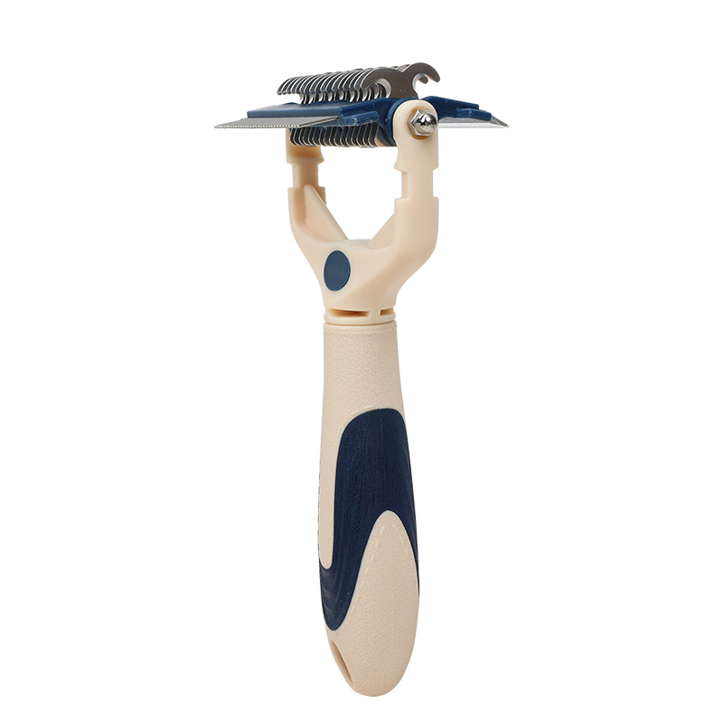 Gray-blue hair cutting knife