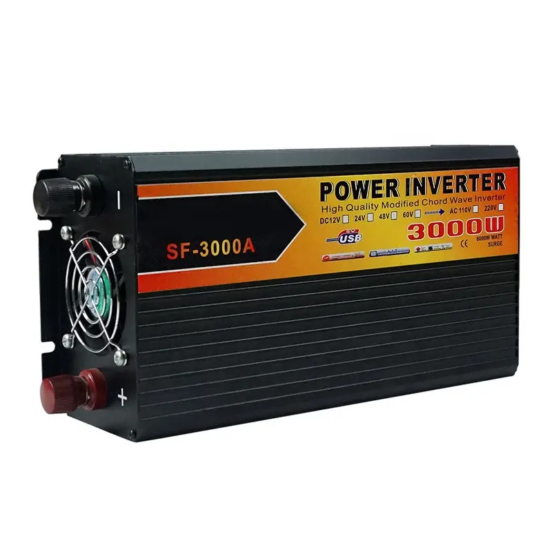 Car Power 12V/24V/48V/60V DC To 110V/220V AC Inverter 1000W/1200W/1500W/2000W/2500W Outdoor Power Inverter