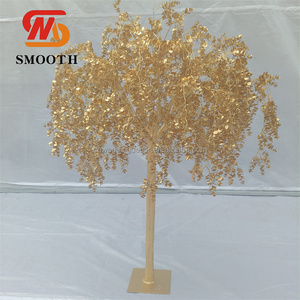 Árbol de flor de cerezo artificial suave, árbol artificial grande de pie, árbol de Flor de Oro, árbol de flor de cerezo para venta al por mayor - Product Image 2
