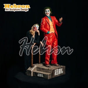 Estatua de Joker de Alta Calidad, Escultura de Resina de Tamaño Real (1:1) del Príncipe del Crimen, Estatua de Fibra de Vidrio para Decoración del Hogar - Product Image 6