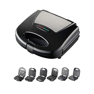 7 5 3 in 1 Mini elettrico facile da pulire Non Stick multifunzione piastre modificabili Auto Timer Grill bolle ciambelle macchina per <span class=keywords><strong>Waffle</strong></span> - Product Image 5