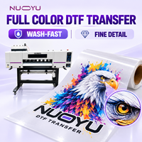 Imprimante DTF 600 mm avec 2 têtes XP600 pour l'impression sur tissus, machine d'impression numérique sur film PET, certifiée CE, avec encre pigmentée Hansen Board