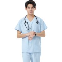 En solde : Tenue de travail pour femme, uniforme d'hôpital, vêtements de travail pour clinique et chirurgie, séchage rapide, extensible, combinaison anti-poussière pour animalerie, ensemble de blouses pour dentiste