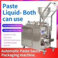 Machine d'emballage multifonctionnelle Sauce Lait Liquide Remplissage Scellage Plastique Huile Jus de fruit Machine d'emballage liquide verticale