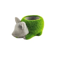 Pot de fleurs pas cher en forme de renard pour jardin extérieur, en ciment, pour serre - Prix