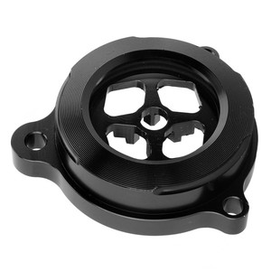 Cubierta transparente para filtro de aceite de motor, aleación de aluminio, mecanizado CNC, tapa protectora para filtro de aceite para <span class=keywords><strong>Raptor</strong></span> <span class=keywords><strong>700</strong></span> 700R, negro - Product Image 2