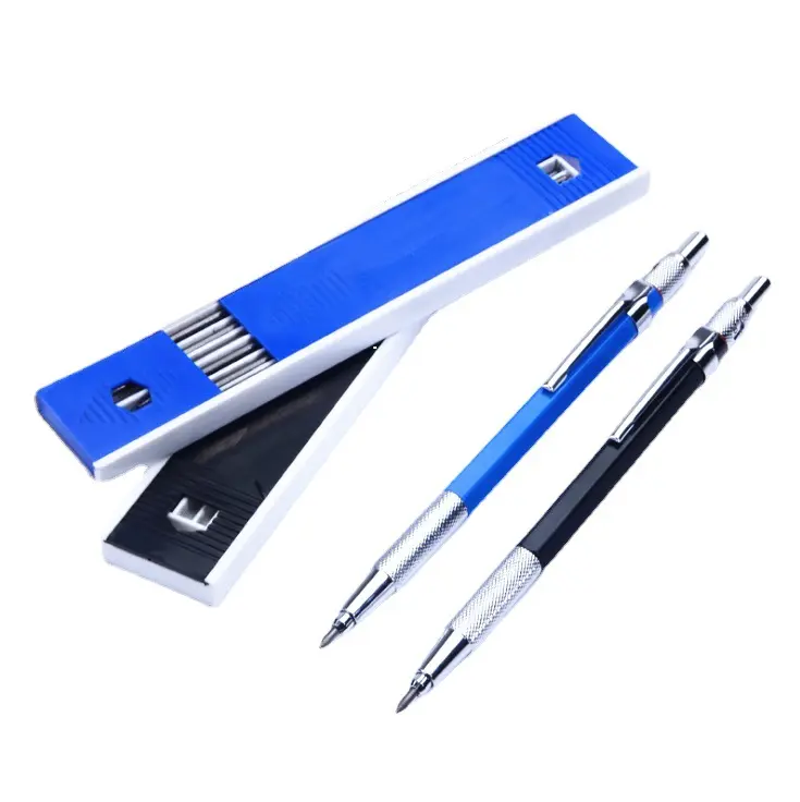 XinyiArt 2mm Mechanical Pencil Carpenter Drafting Pencil With Lead Holder and Lead Sharpener for Art Drawing Writing Sketching