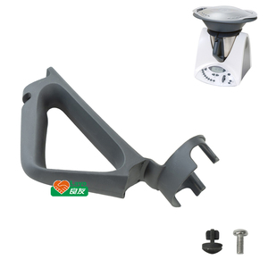 Poignée de bol en acier inoxydable pour robot culinaire Bimby Vorwerk <span class=keywords><strong>Thermomix</strong></span> <span class=keywords><strong>TM31</strong></span> TM 31, pièces détachées pour robot culinaire, mélangeur, blender, accessoire de poignée - Product Image 1