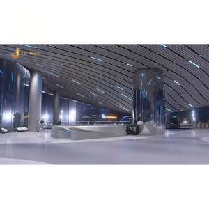 Revestimiento de Columnas de Acero Inoxidable Arquitectónico Moderno y Duradero EX1033 para Decoración de Paredes Interiores de Vestíbulos - Product Image 3