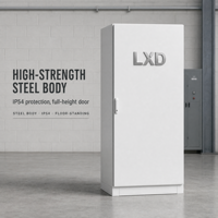 Boîtier de commande PLC VFD IP55, armoire de distribution d'automatisation industrielle, coque en acier thermolaqué, OEM ODM, logo personnalisé