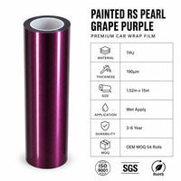 Film de protection de peinture TPU RS Pearl Grape Purple auto-cicatrisant anti-rayures pour décoration de carrosserie automobile