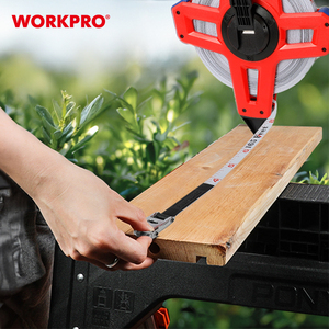 เทปวัดระยะ <span class=keywords><strong>WORKPRO</strong></span> ยาว 30 เมตร/100 ฟุต  วัสดุไฟเบอร์กลาส  หน่วยเมตริกและนิ้ว  ใบมีดเทปเคลือบไนลอนสองชั้น  ตัวเครื่อง ABS  ด้ามจับยาง - Product Image 6