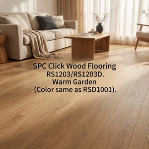 Piso SPC con Acabado de Madera Tradicional, 100% Impermeable, Sistema de Click, Loseta Vinílica, Piso Flotante con Núcleo Rígido - Product Image 1