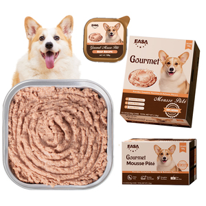 Mousse Gourmet Premium pour Chiens en Gros à Bas Prix OEM/ODM, Aliment Humide 100g*12 Poulet Bœuf Thon, Nourriture Complète et Équilibrée pour Chiens - Product Image 4