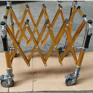 5-inch high-load-bearing <b>aluminum</b> alloy coffin trolley, funeral folding trolley, telescopic trolley. - Product Image 2