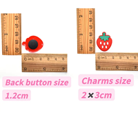 Vente en gros de breloque chaussure PVC rose personnalisable décoration visage souriant pour sabots nécessités quotidiennes accessoire de lacet de chaussure