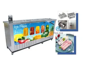 Máquina comercial de aço inoxidável para fazer picolés, sorvete em barra, 10 moldes, máquina de fazer picolés, sorvete delicioso, máquina de fazer picolés