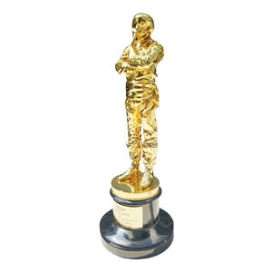 Custom Commerciële Fabriek Groothandel Luchtmacht Gouden Kristallen Beeld Sculptuur Beeldje Award Souvenir Cadeau Voor Persoonlijke Prijs - Product Image 3