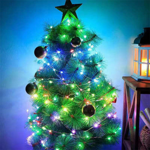 Tira de luces Led con Control por aplicación Tuya, árbol de Navidad inteligente con Wifi, alimentada por Usb, para Navidad y exteriores - Product Image 2