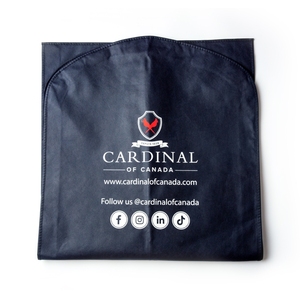 Sac de rangement pour vêtements en tissu non tissé de grande capacité 60L - Sac de rangement pliable écologique avec fermeture éclair pour vêtements et housses de costume - Product Image 1