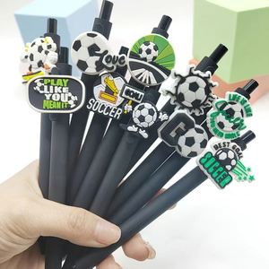 High Quality Promotional Souvenir Custom Logo UV Printed Sports 1.0mm Plastic Soccer <b>Ballpoint</b> <b>Pen</b> - Product Image 3
