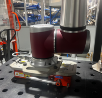 Station de soudage robotisée à six axes en aluminium contrôlée par PLC, charge utile de 20 kg, solution de soudage robotisé personnalisée, industrielle multi-usages