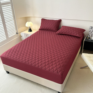 Protector de Colchón Acolchado Ajustable, Cubre Colchón <span class=keywords><strong>Impermeable</strong></span> Suave con Bolsillo Profundo - Product Image 2