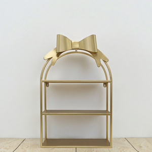 Estante de metal con forma de arco de estilo moderno más vendido, estante de pared de 3 niveles, muebles para el hogar y decoración al por mayor de China - Product Image 3