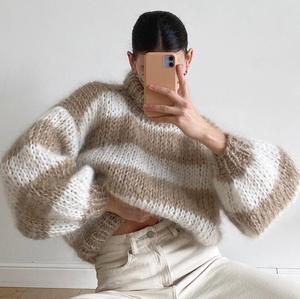 <span class=keywords><strong>2022</strong></span> personnalisé corée école moelleux flou mignon chaud fait à la main Mohair Cardigan femmes pull pour les <span class=keywords><strong>vacances</strong></span> - Product Image 1