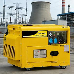 เครื่องกำเนิดไฟฟ้าดีเซลแบบเปิดเฟรม Super Silent Auto Start 5KVA 20KVA พร้อมระบบ ATS 1/3 เฟส แบบพกพา สำหรับใช้ในบ้าน 230V ทองแดงแท้ 100% - Product Image 1